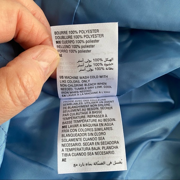 Quilted Vest Charter Club Blue on Blue NWT - Picture 13 of 14